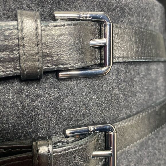 Ralph Lauren Cashmere & Lamb Leather Pencil Skirt - Picture 7 of 16